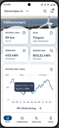 Bixia app skärmbild 3