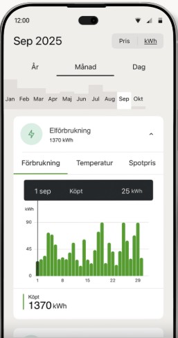 Greenely app skärmbild 3