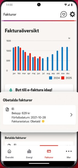 Eon app skärmbild 2